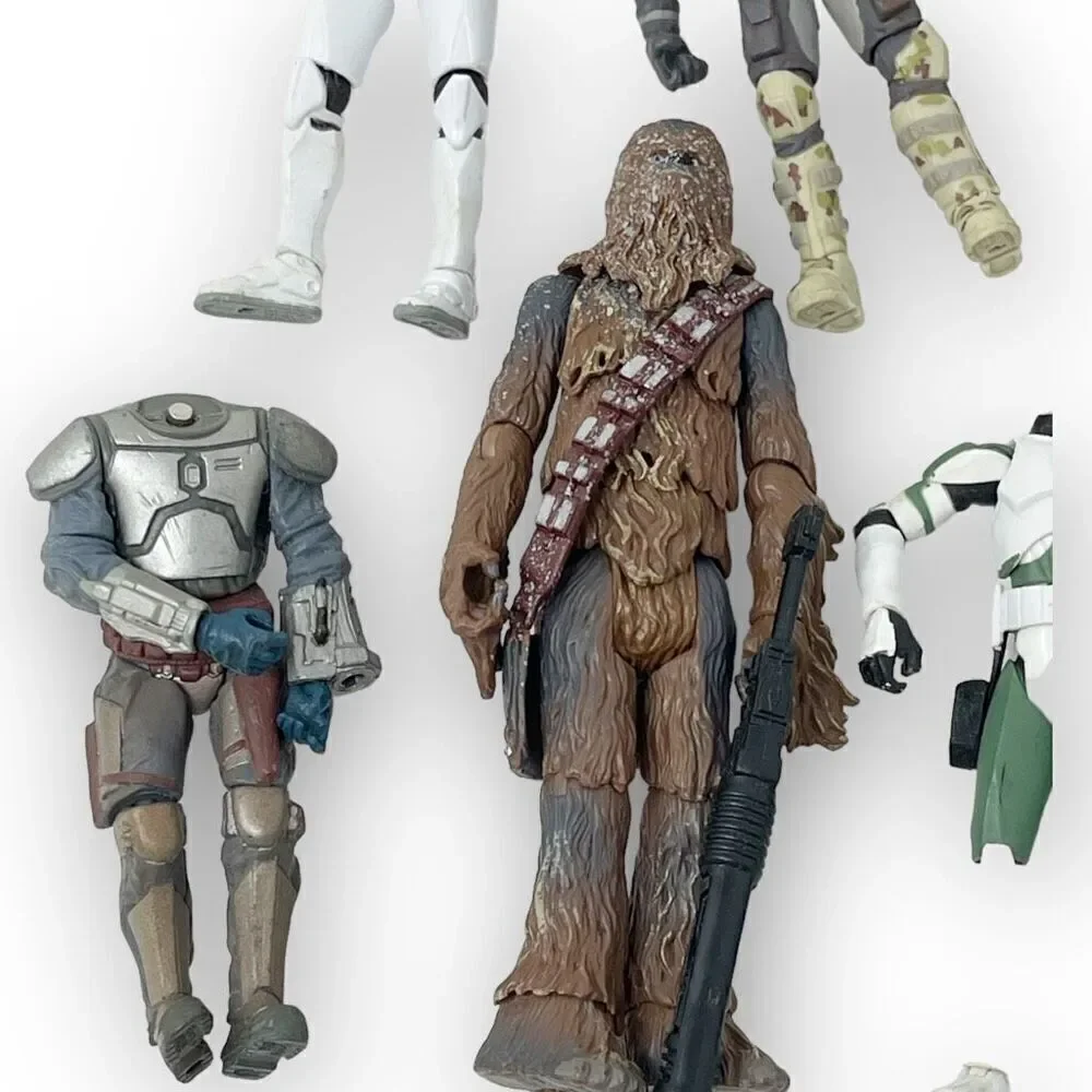 Star Wars Hasbro 2004 Legacy Black Series Lot of Broken Flawed Action Figure Lot